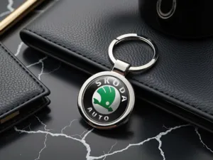 Skoda Schlüsselhalter Stabil Metallisch Legierung